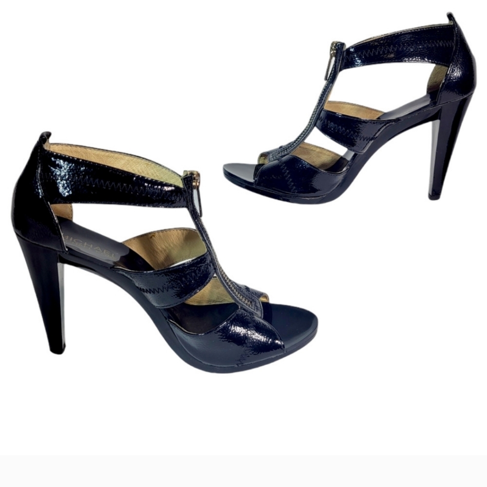MICHAEL Michael Kors  Black Berkley Heels 6.5 nwt